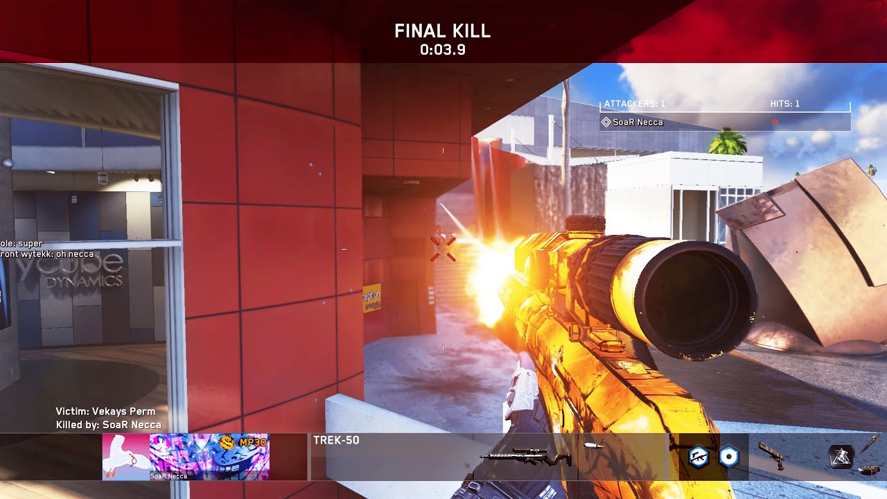 My FIRST Infinite Warfare Trickshot! (NEW IW7 Client)