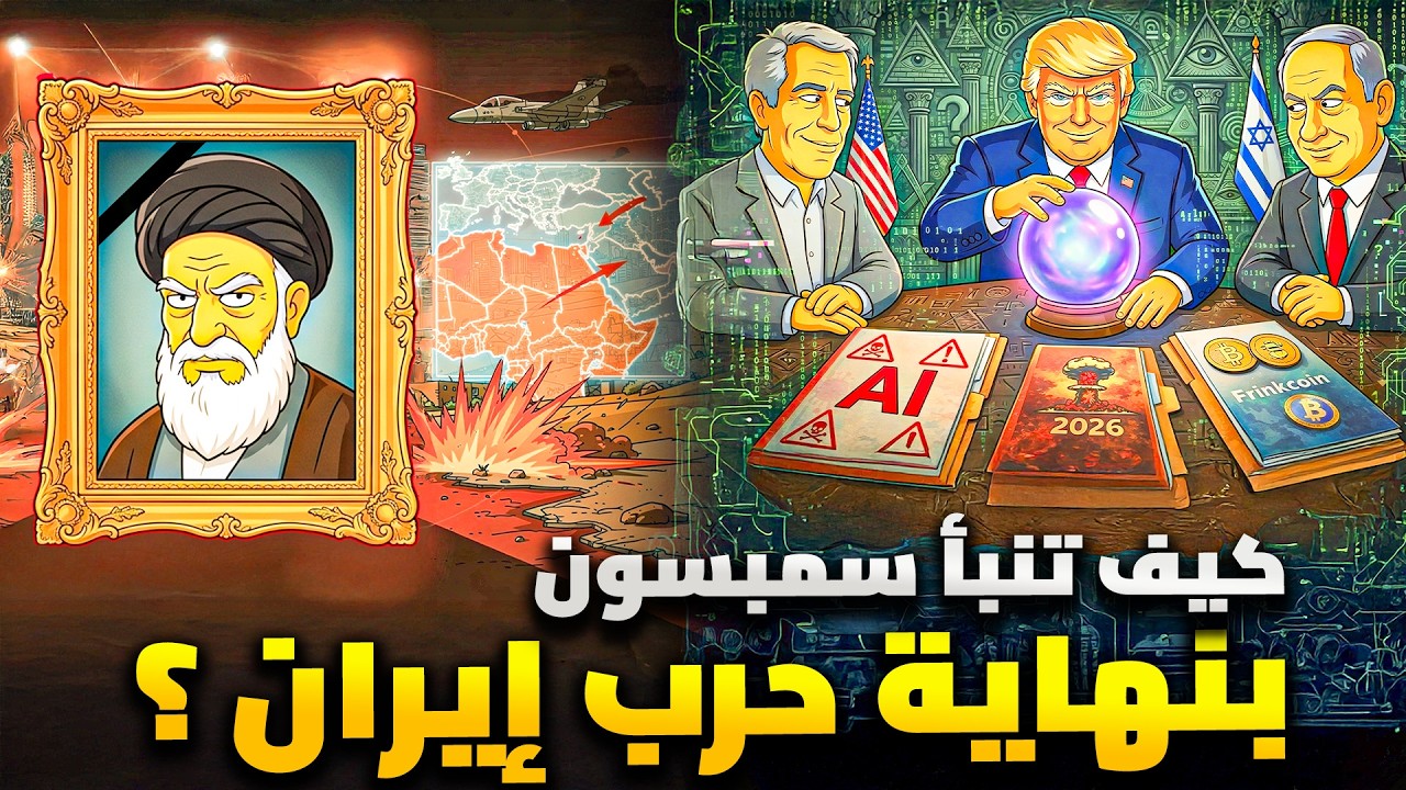 تنبؤات مسلسل سيمبسون عن حرب إيران .. إغتيال المرشد ونهاية نتنياهو وترامب