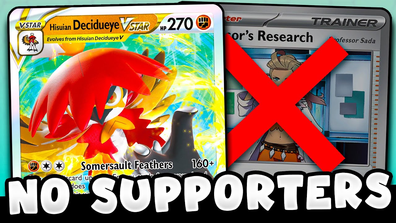 NEW No Supporter Decidueye Deck RIVALS Meta Decks! (PTCGL)