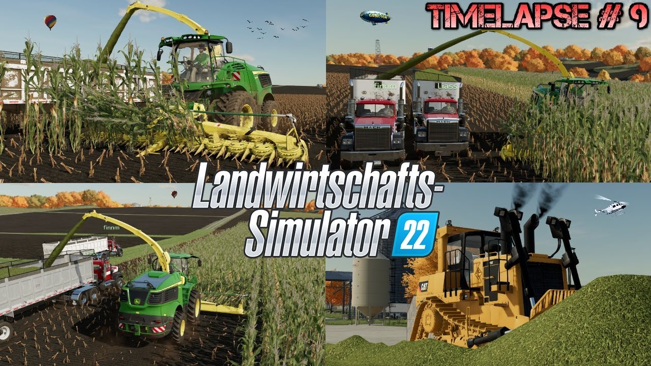 Eine spektakuläre MAISERNTE XXXL in ELMCREEK! 🌽💪😎🚜💨 | [LS22] - Timelapse #9 Elmcreek