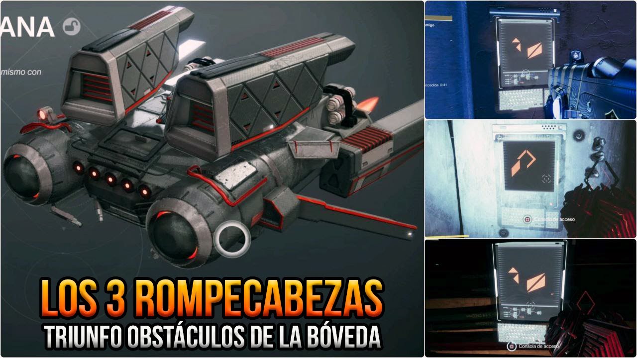 Guía *Triunfo obstáculos de la bóveda* Los 3 ROMPECABEZAS en Hora cero - Destiny 2
