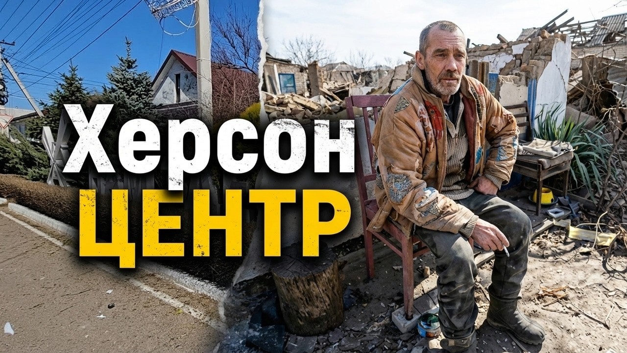 Центр Херсона після російського обстрілу 14.03.2026