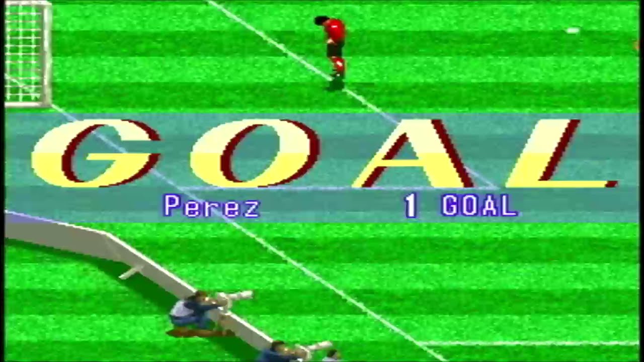 Easy Goal Trick - International Superstar Soccer Deluxe - SNES (Activate Subtitles)