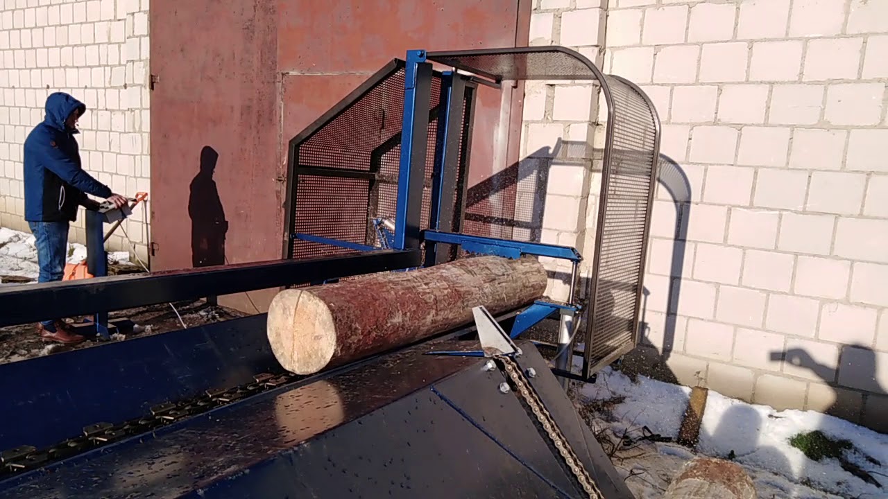 Separator przecinarka podajnik drewna do palet tartak