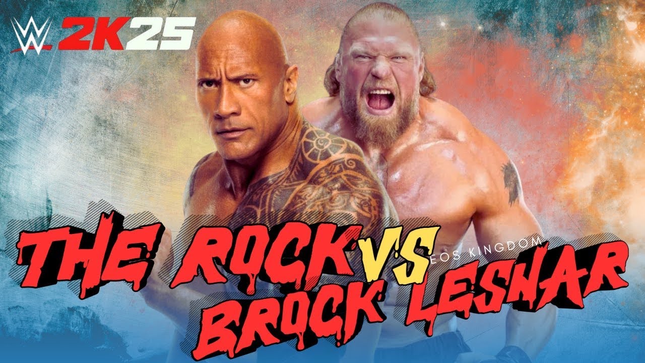 WWE 2K25 - В ПОСЛЕДНИЙ РАЗ! Рок против Брока Леснара!