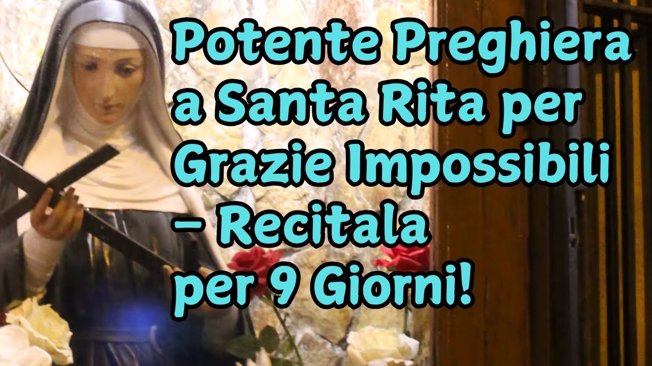 Potente Preghiera a Santa Rita per Grazie Impossibili – Recitala per 9 Giorni!