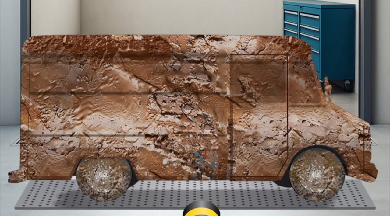 🚙 Extreme Mud-Covered Car | Before Cleaning Transformation