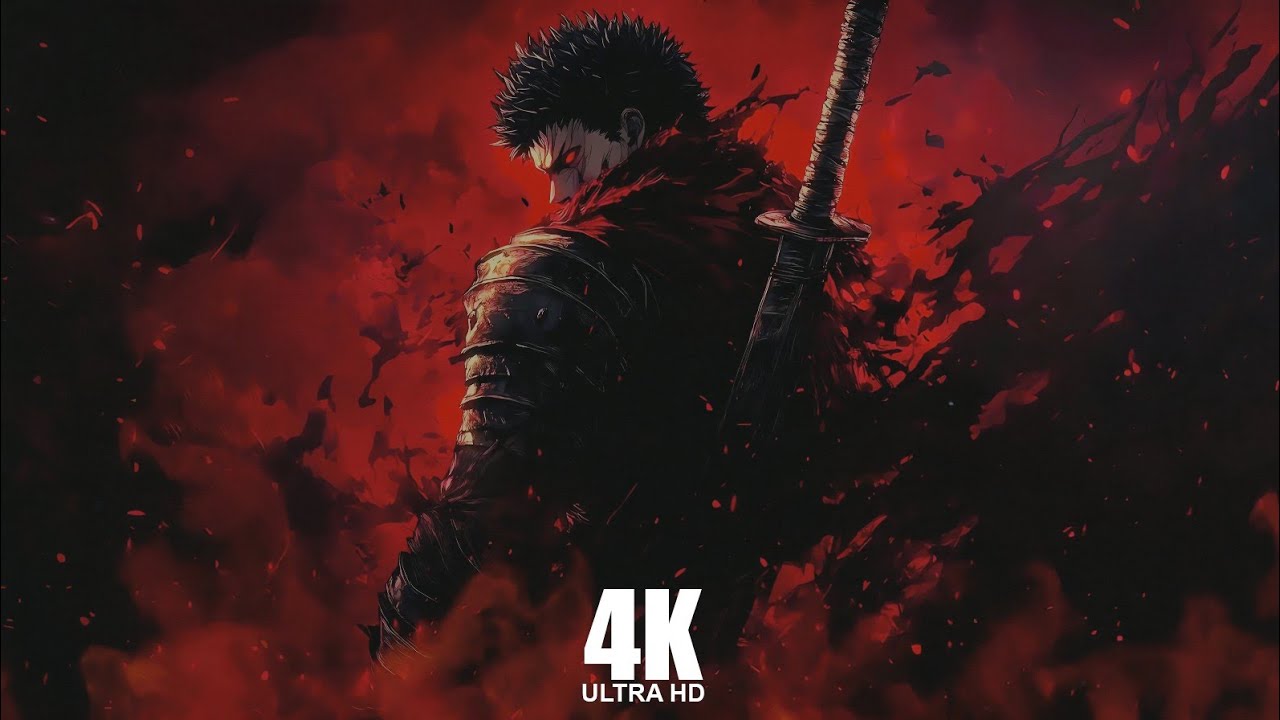 1 Hour Dark Swordsman Berserker 4K Live Wallpaper For PC #livewallpaper #wallpaper