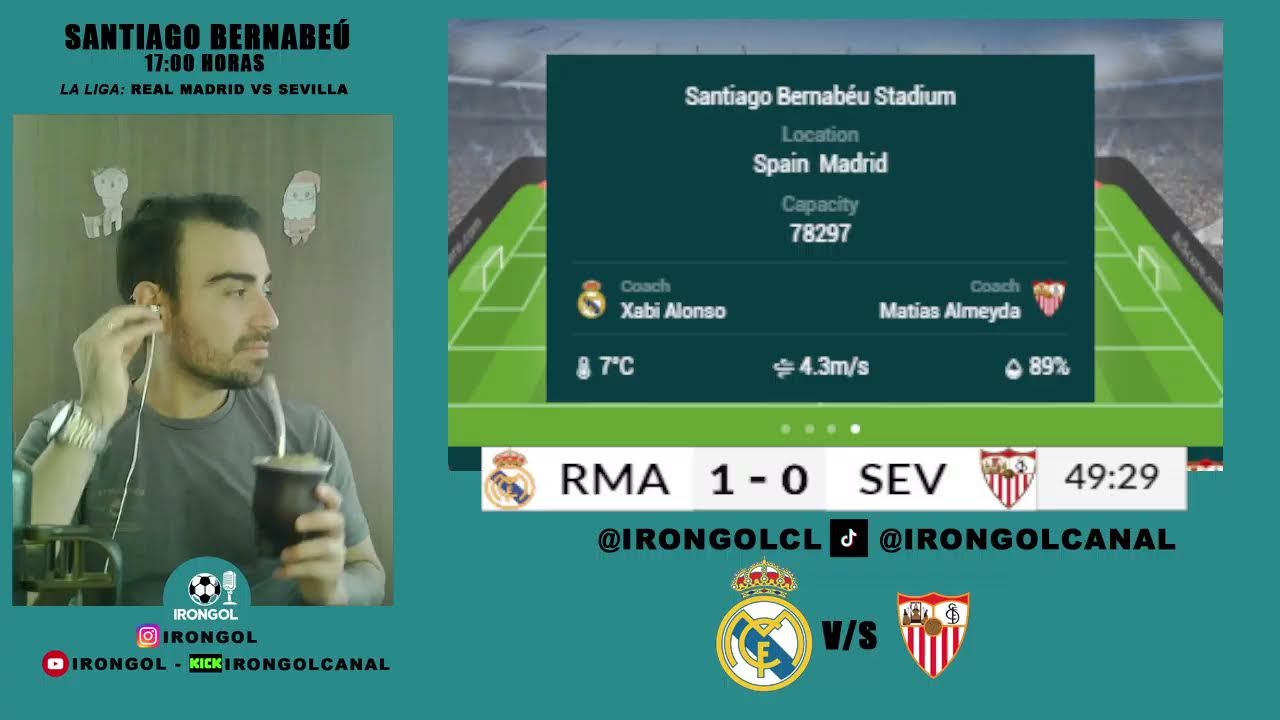 REAL MADRID VS SEVILLA LA LIGA