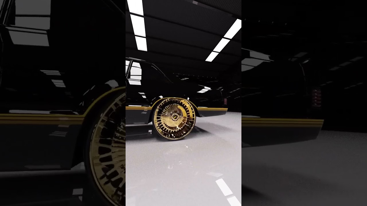 #malibu #chevrolet #camino  #bigwheels #forgi #oldschool #oldschoolcars #classiccars #wet #gold