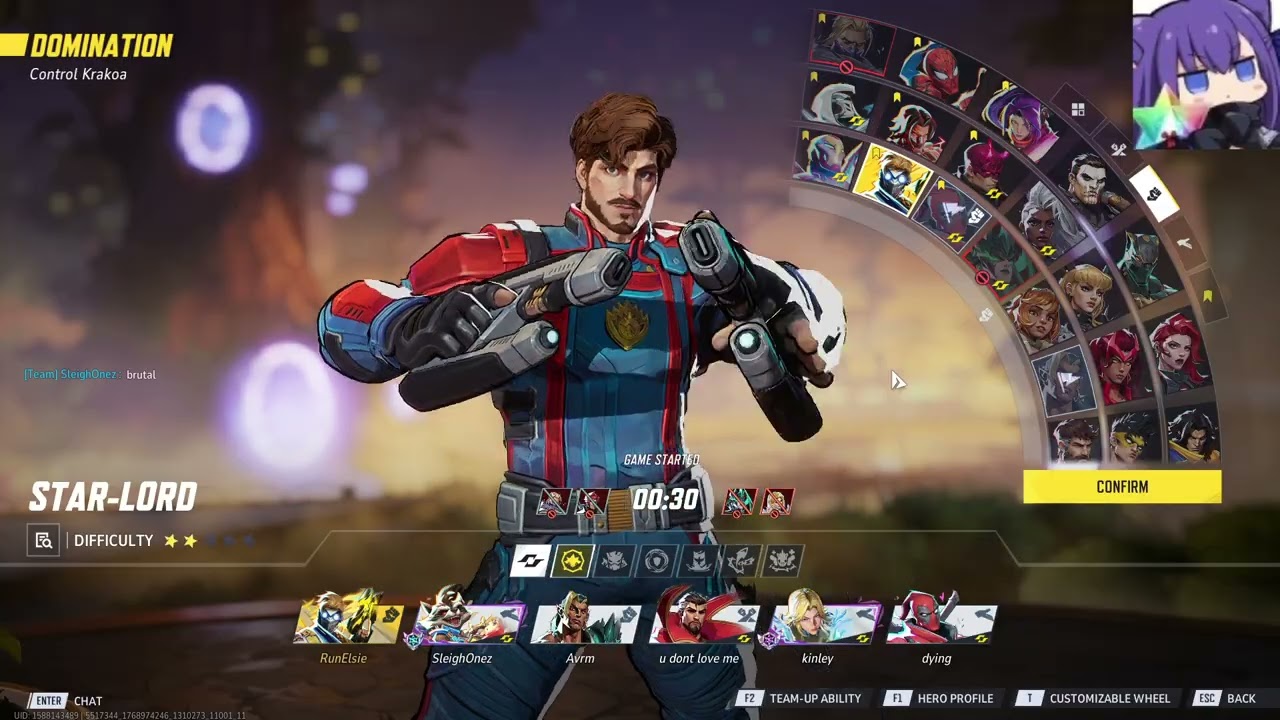Marvel Rivals Comp Match As Star Lordington