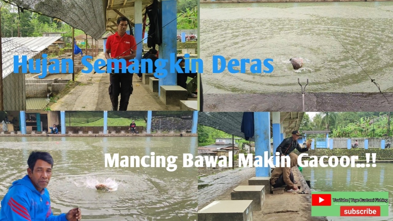 Hujan Semangkin Deras || Mancing Bawal Makin Gacoor..!!