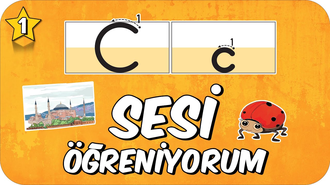 C Sesi Öğretimi 📏 Okunuşu ve Yazılışı🐥1.Sınıf #2025