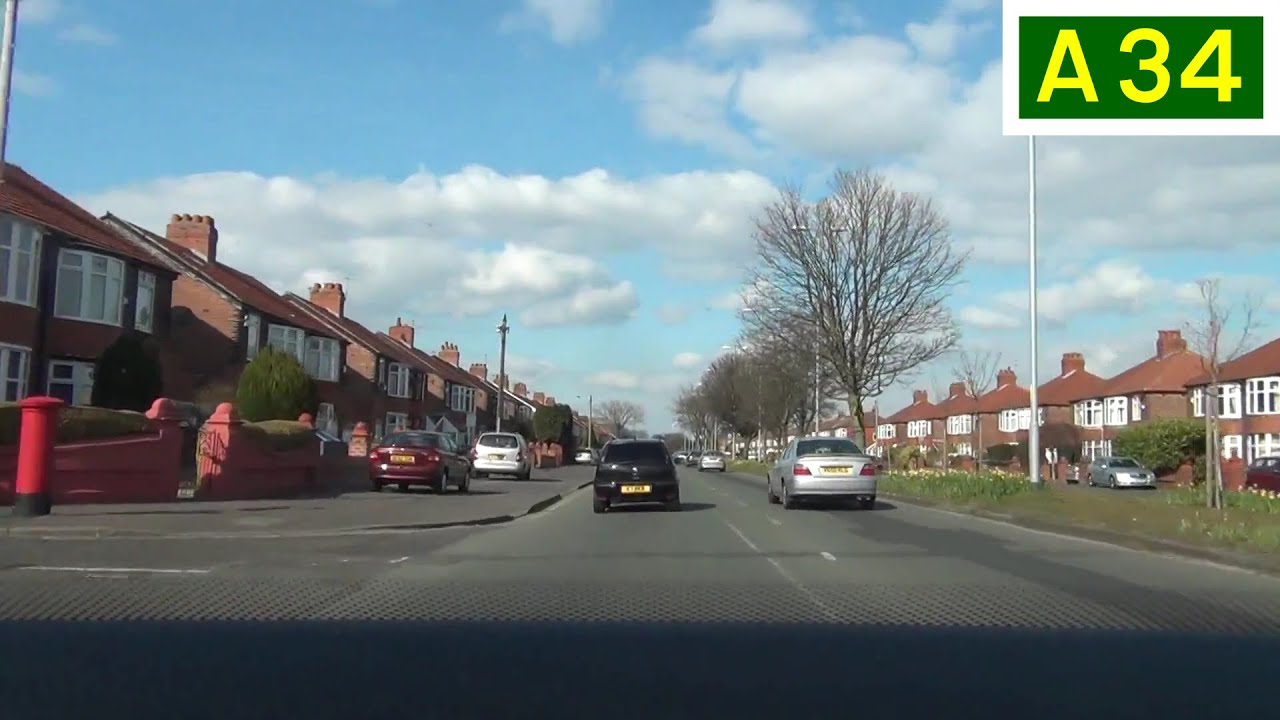 A34 Kingsway, South Manchester (Part 2) - Northbound Front View