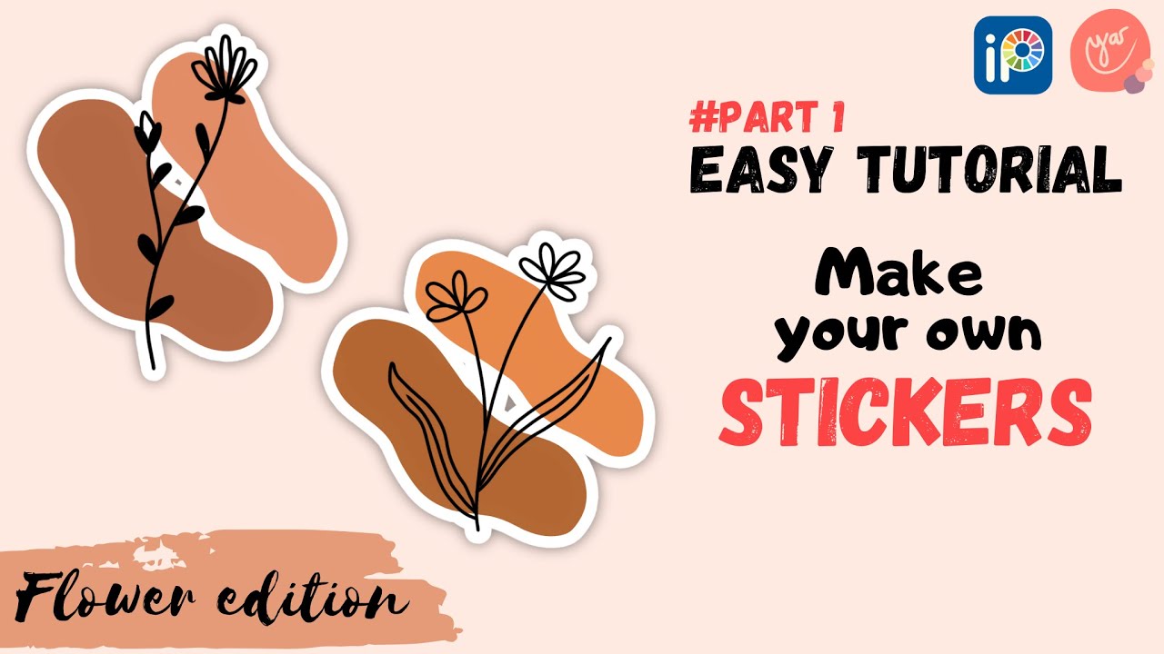 How to Make your own STICKERS #PART 1 | ibis Paint X [EASY TUTORIAL]