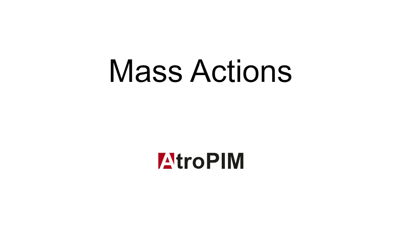 Mass Actions