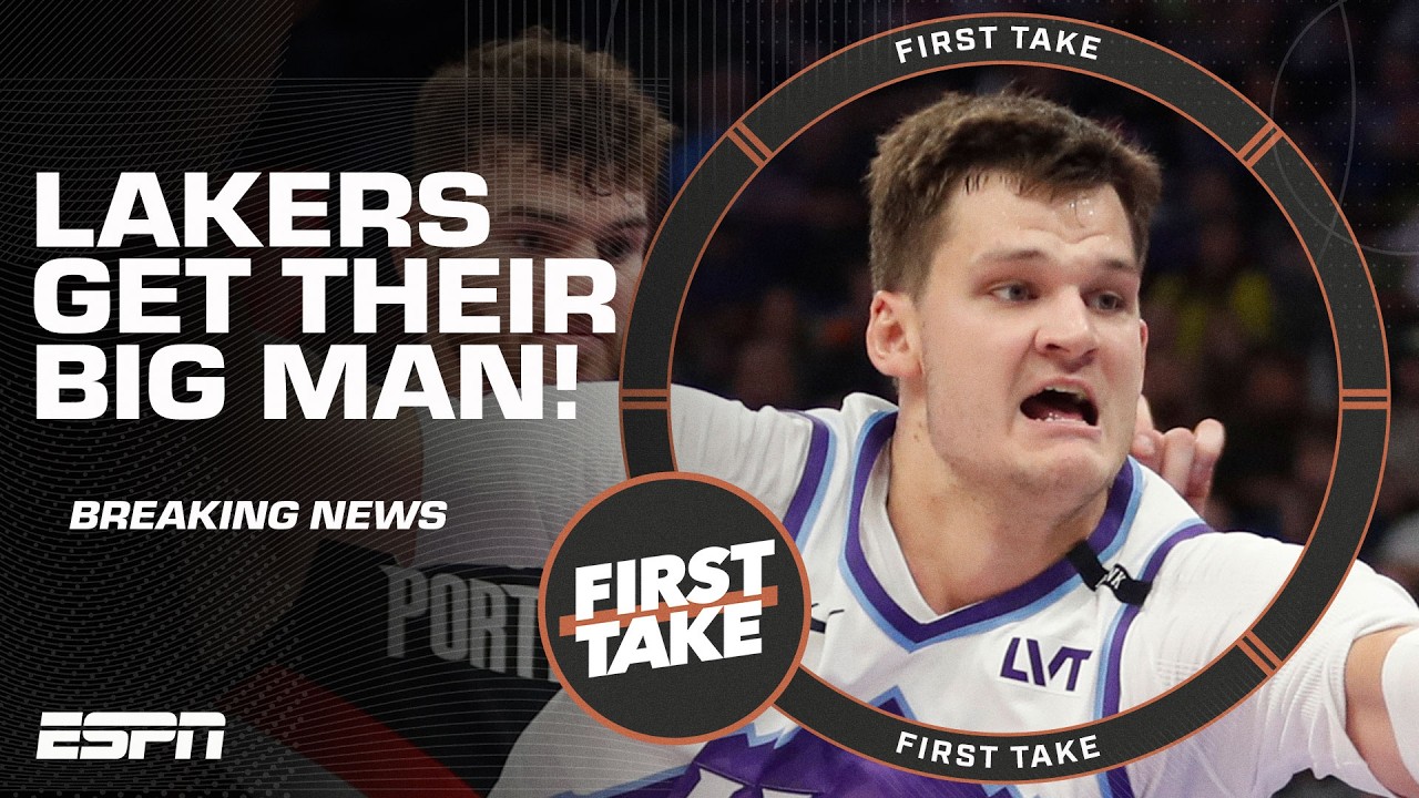 Los Angeles Lakers приобретают Уокера Кесслера в результате обмена с Utah Jazz 🚨 | First Take