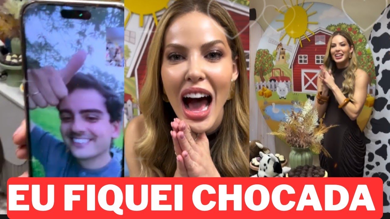 SAORY FICA ENCANTADA APÓS GANHAR FESTA SURPRESA DOS SEUS AMIGOS 