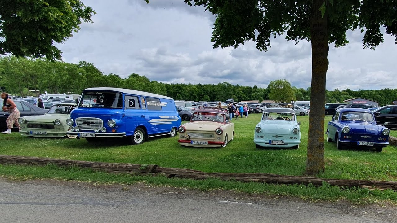 Himmelfahrtsrunde 2025 mit Trabant und Barkas zum Possen Sondershausen