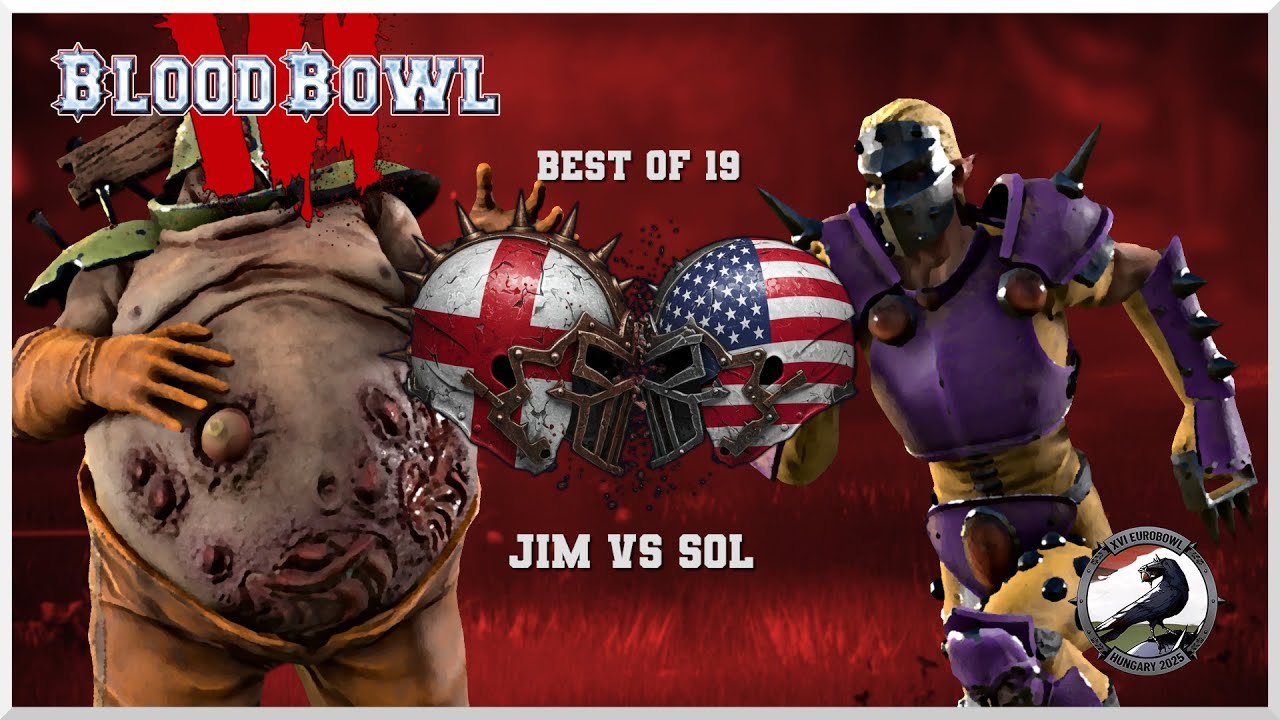 Blood Bowl 3 - Eurobowl 2025 - Jim's Nurgle vs Sol's Elven Union - Game 5