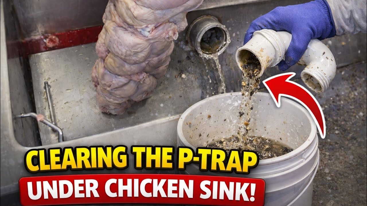 Chicken Sink Clogged Up.