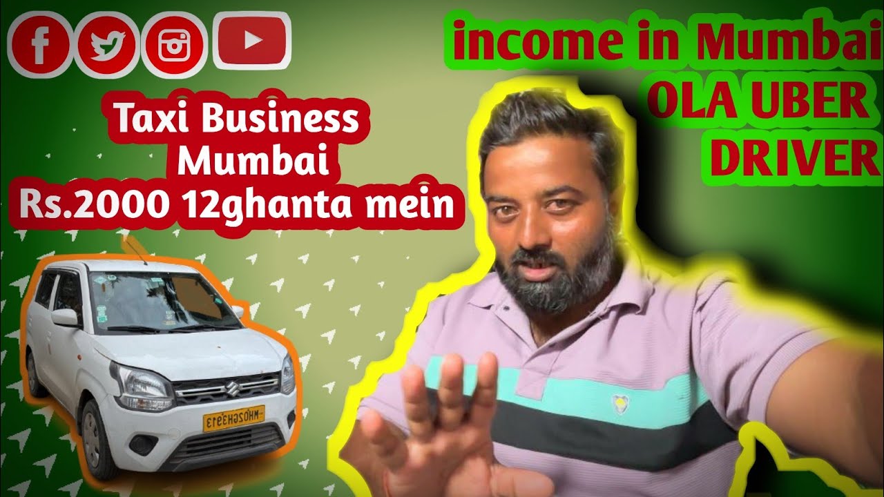 🚕🤑OLA UBER Taxi Business IN Mumbai || Taxi Driver income in Mumbai 🤑|| 