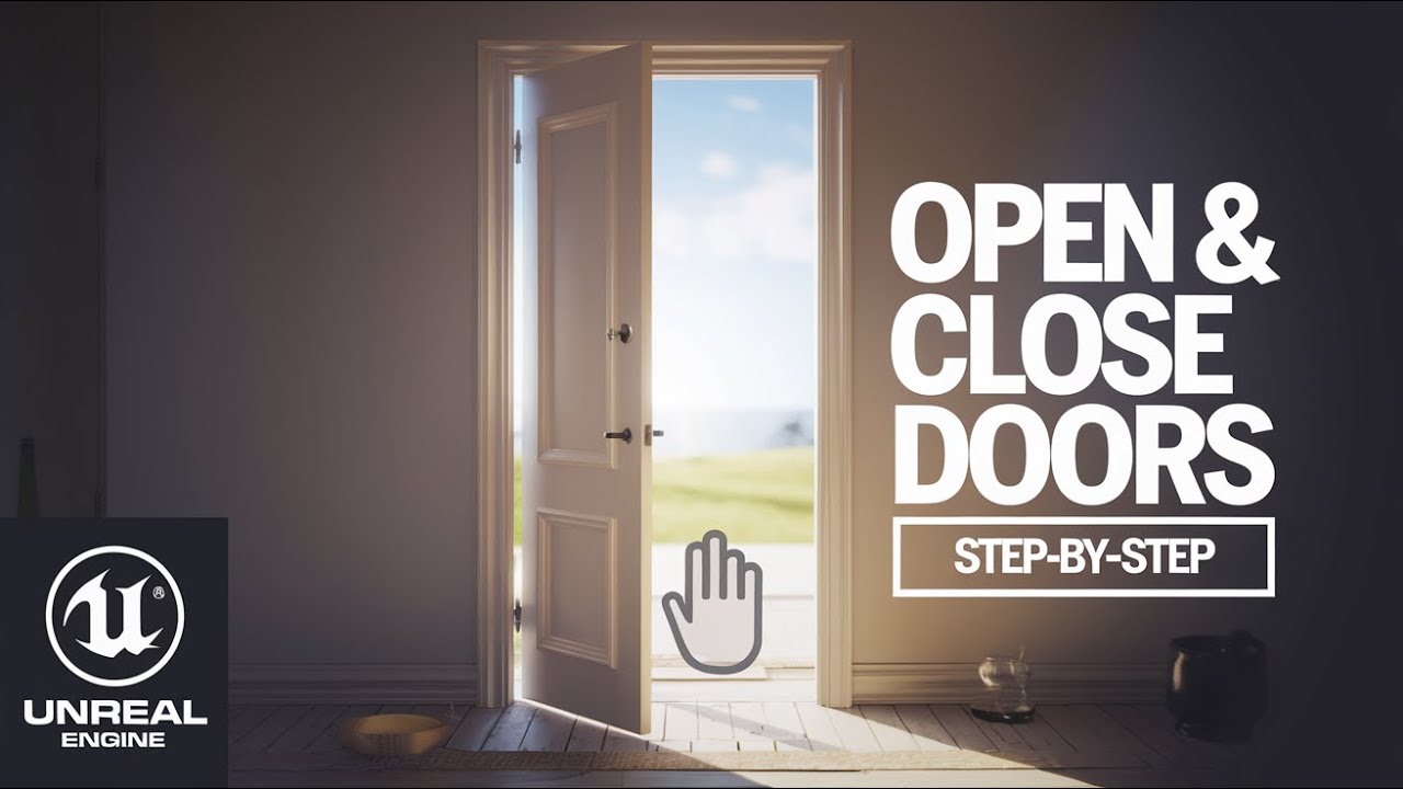 Open and Close Door Tutorial in Unreal Engine 5