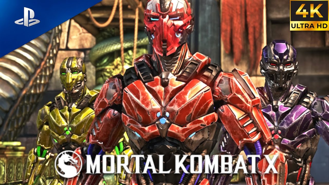 Безумный бой Триборга против Сектора | Mortal Kombat X