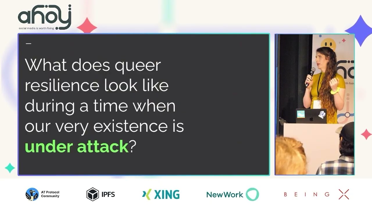 AHOY! 2025 - Aendra Rininsland on Queer Resilience on the Social Web