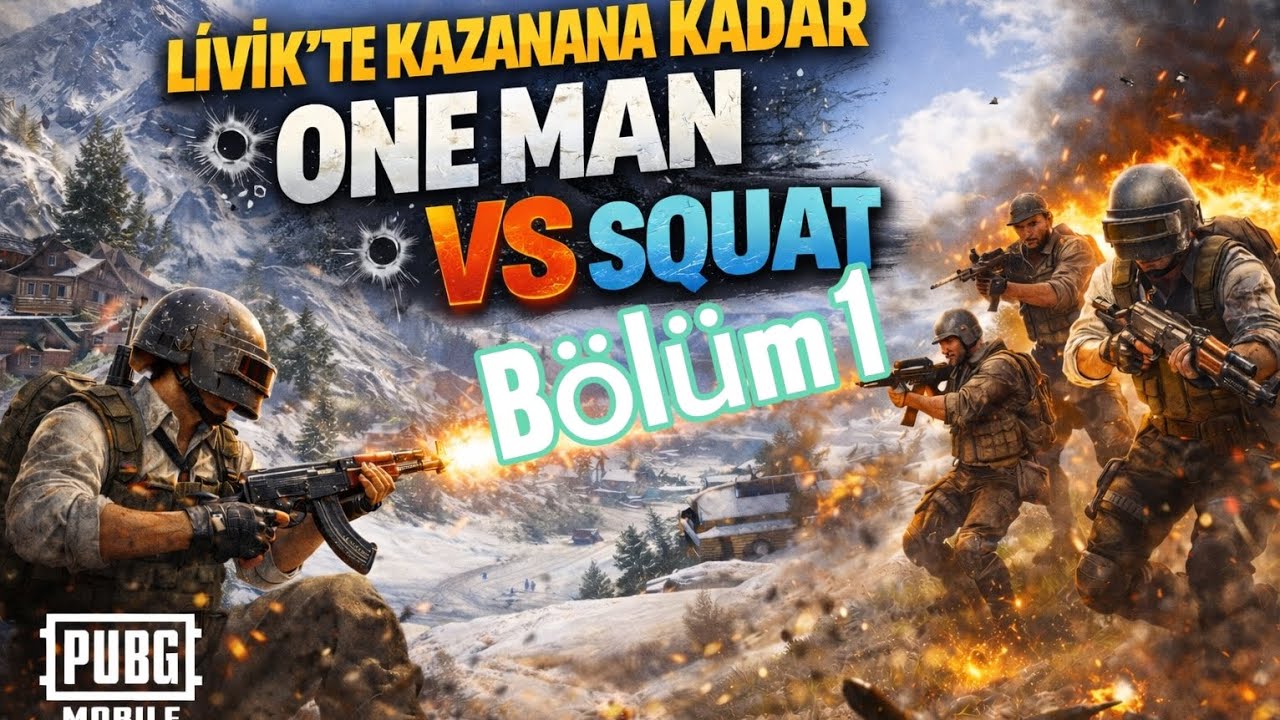 KAZANANA KADAR ONE MAN VS SQUAT120 fps PUBG MOBİLE gameplay