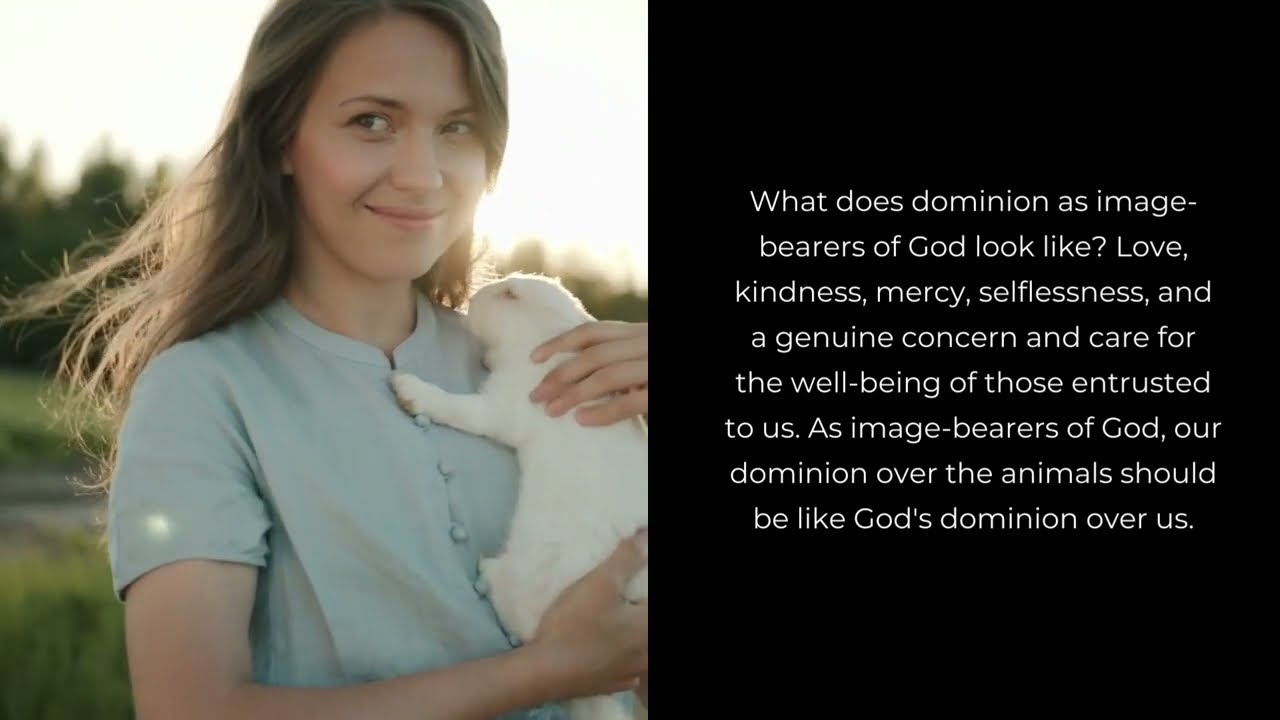Genesis 1:26 -  Dominion in God's Image
