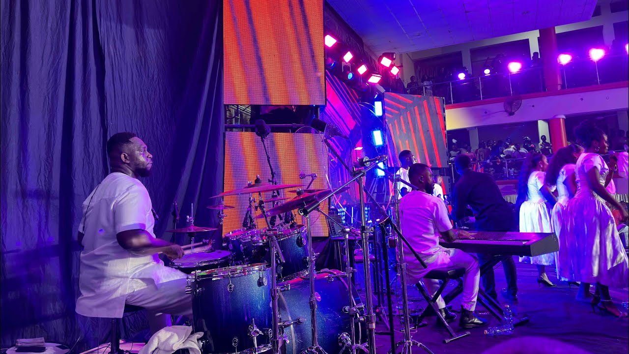 Emmanuel Bludo Displays Crazy Drum Chops at AWAKE EXPERIENCE 2024 Kumasi Edition