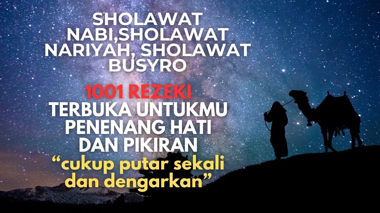 PUTAR SEKALI‼️ Kumpulan Sholawat Nabi Merdu | 100 Ribu Malaikat Turun & Rezeki Lancar #sholawat