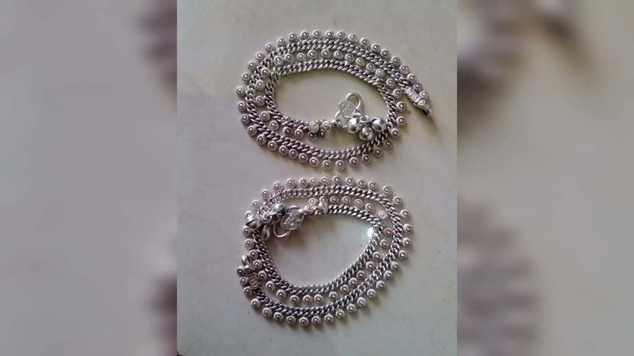 How to clean silver anklets 