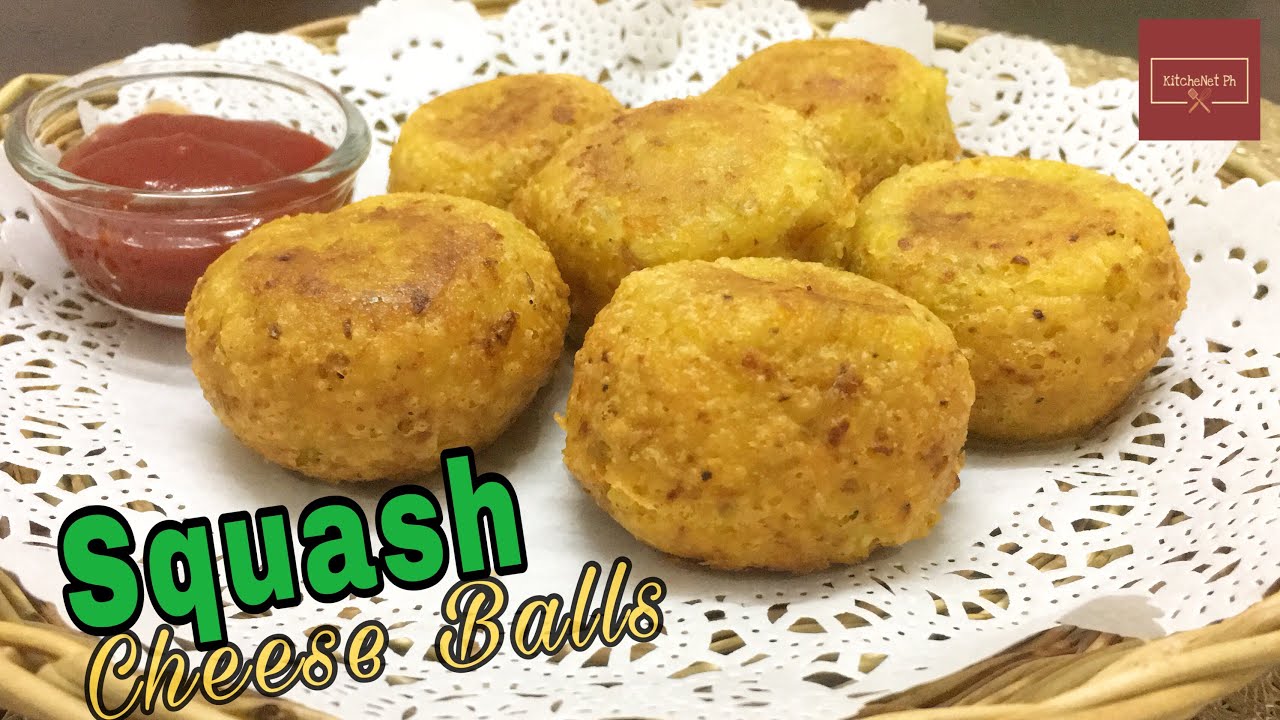 Squash Cheese Balls | Kalabasa Keso Bola | KitcheNet Ph