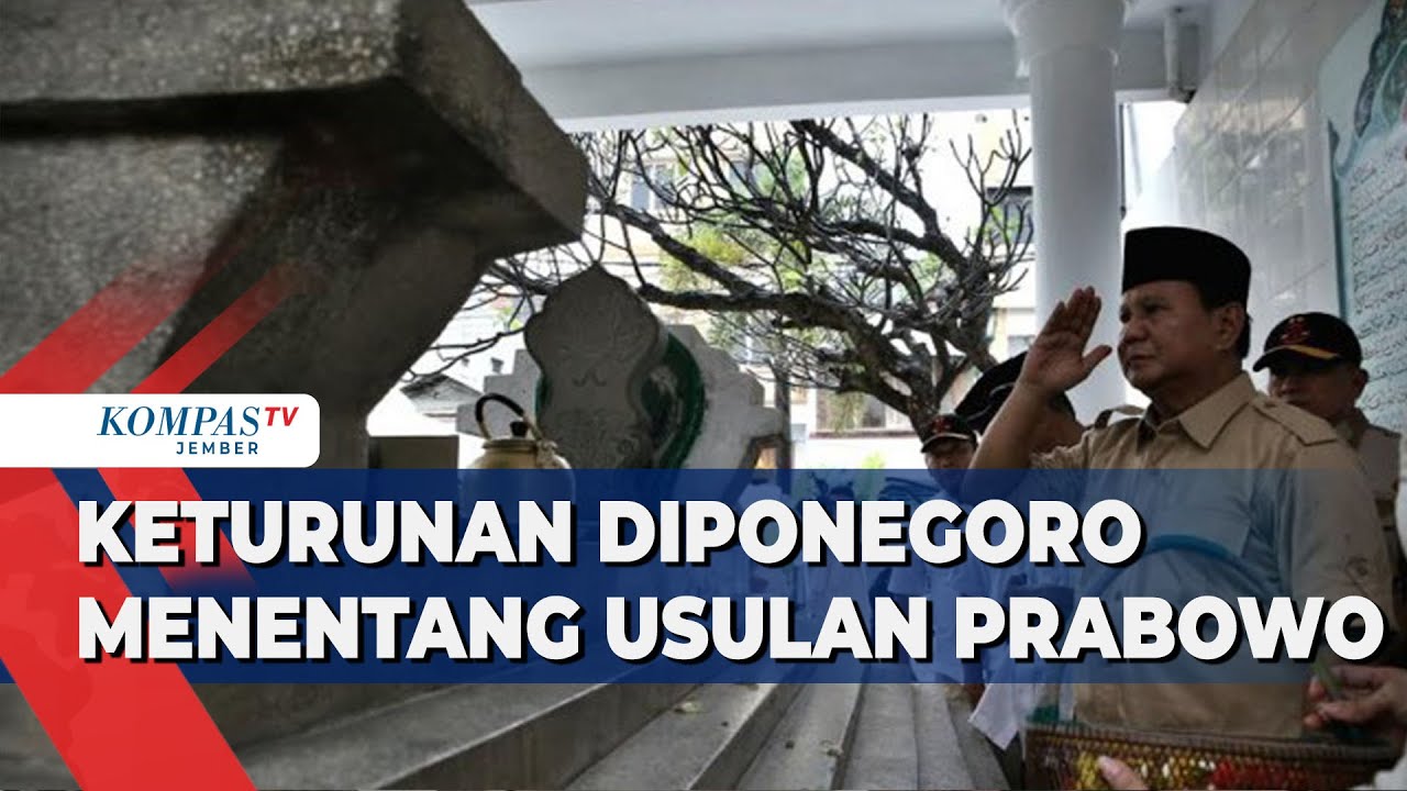 Keluarga Keturunan Pangeran Diponegoro Menolak Usulan Prabowo untuk Memindahkan Makam