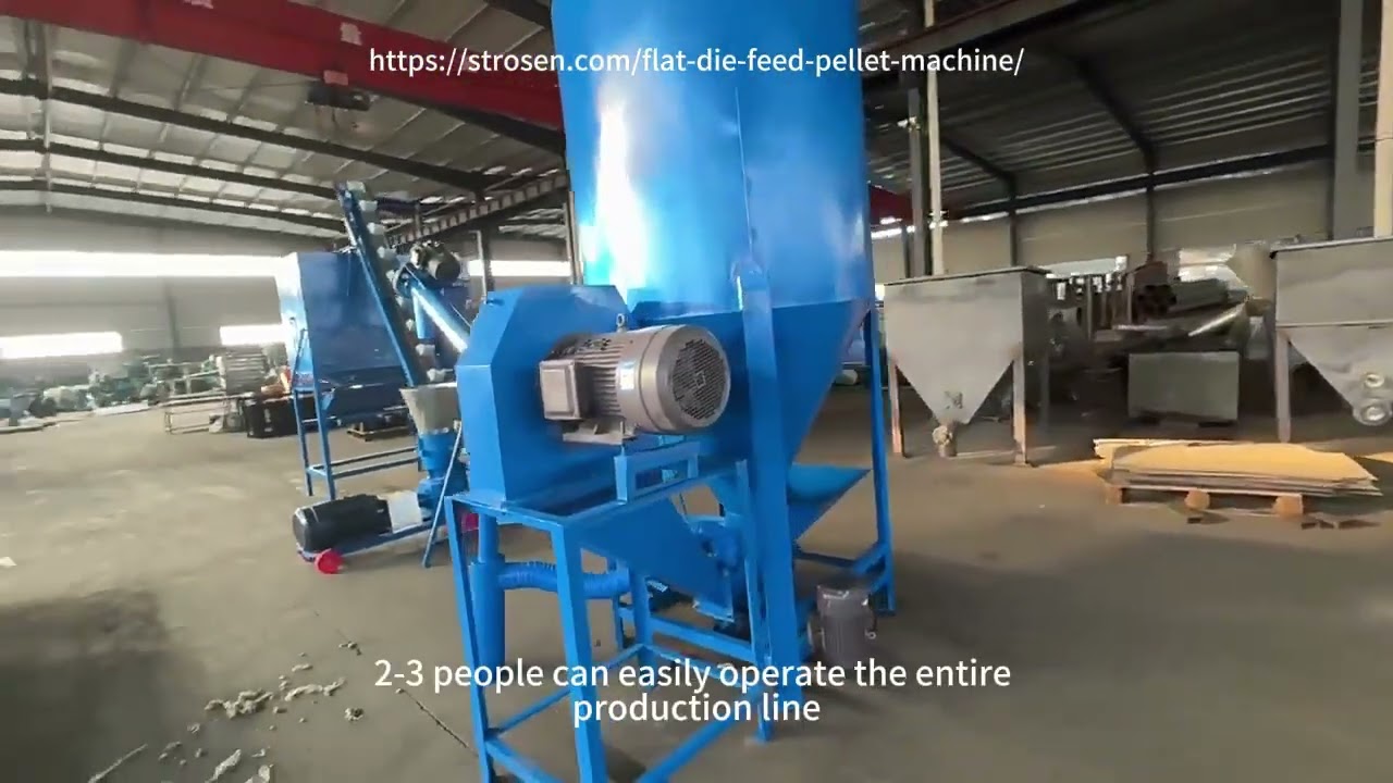 Small feed pellet production line