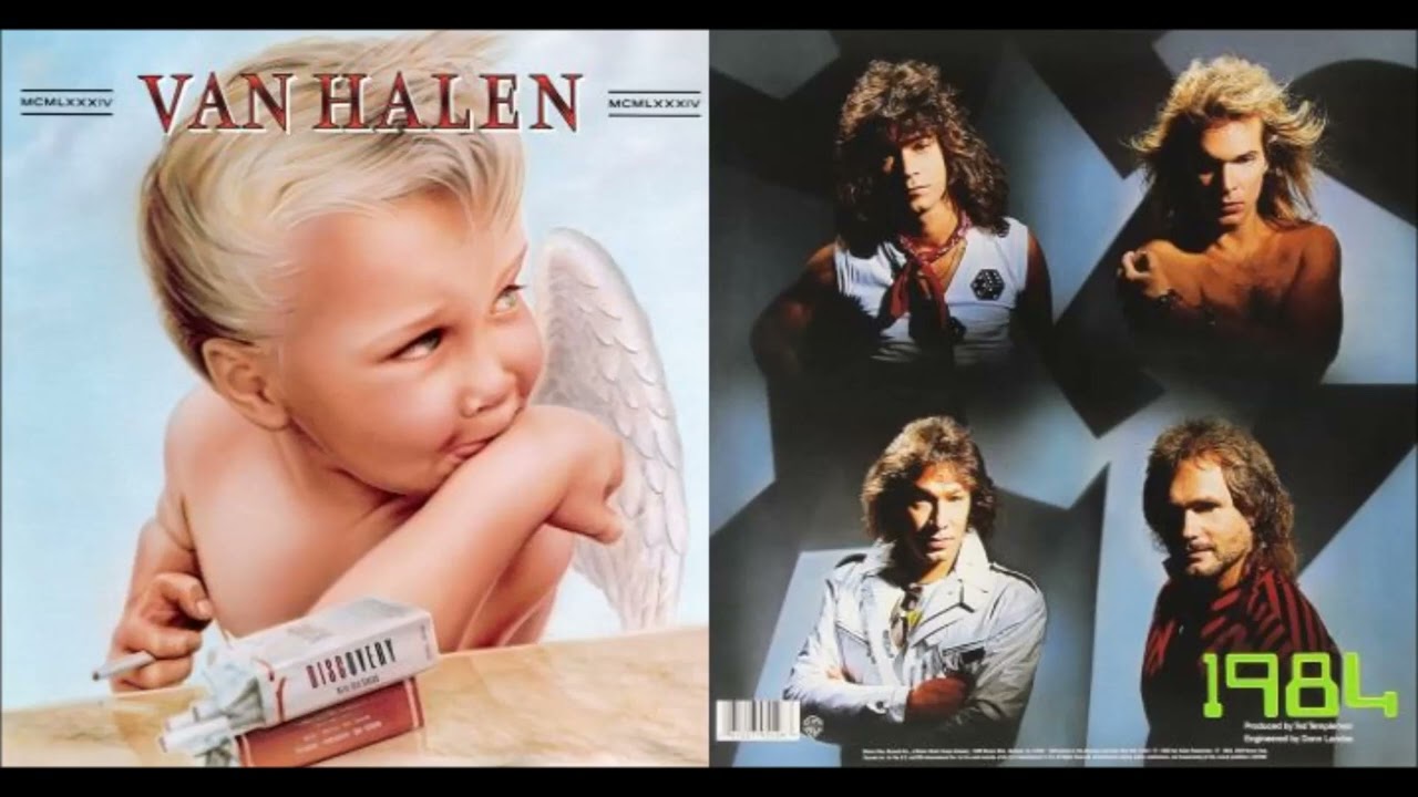 VAN HALEN 1984 - one of Eddie's first radio interviews, David Lee Roth, too
