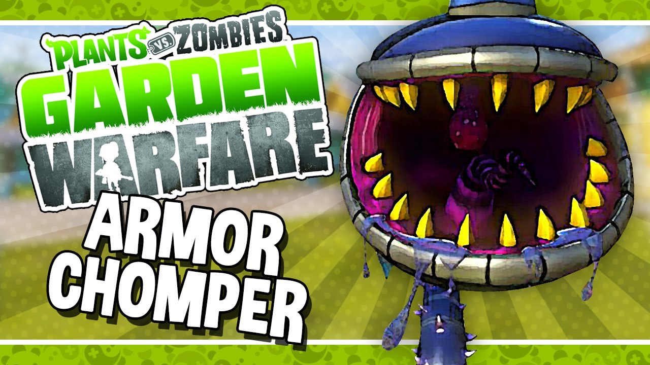 Plants vs Zombies Garden Warfare, Garden ops, Solo, Crazy, Armor chomper