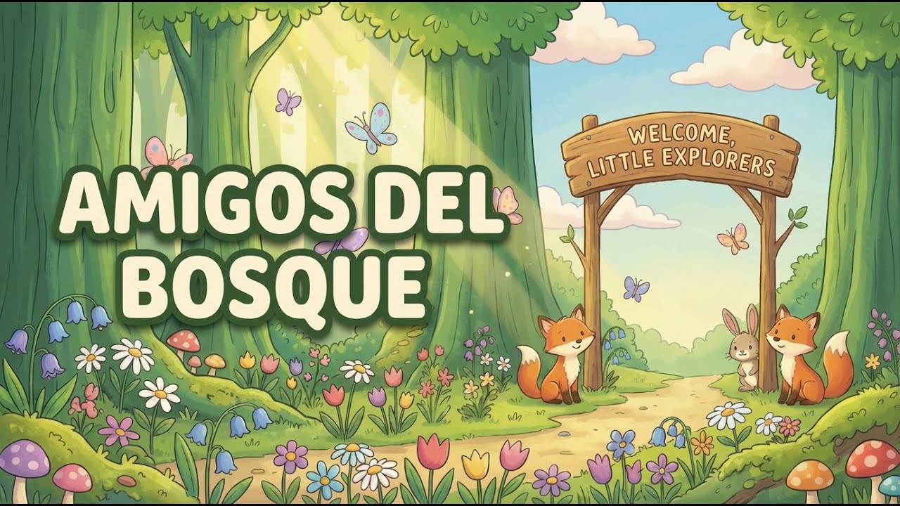 Amigos del Bosque 🐰🦊 Canciones Infantiles | CherryChoco | Canciones de Animales para Ni&ntilde;os