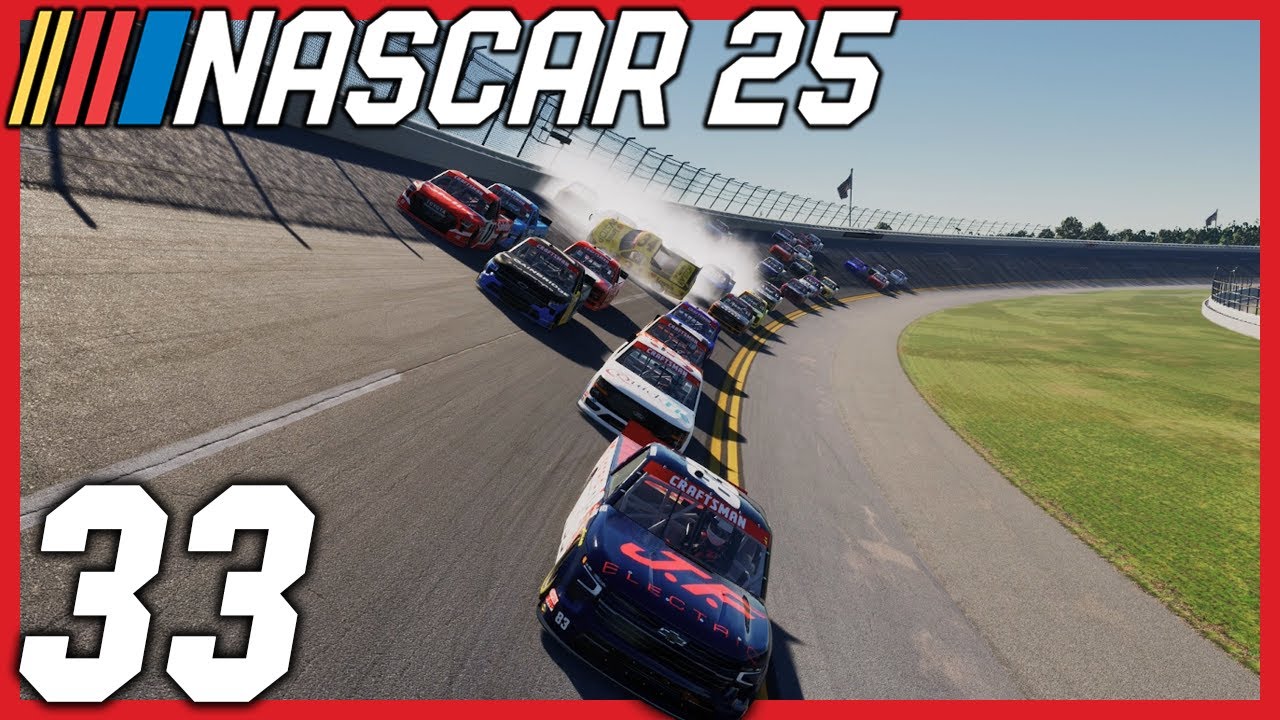 Влияние плей-офф на Талладеге | Режим карьеры в NASCAR 25 | 3 сезон | 33 серия