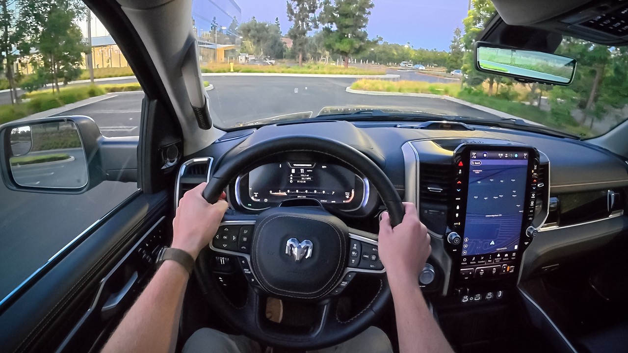 2026 Ram 1500 Tungsten - POV Night Drive (Binaural Audio)