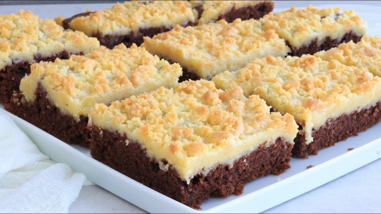 Saftiger Schokokuchen mit Butterstreuseln I Streuselkuchen