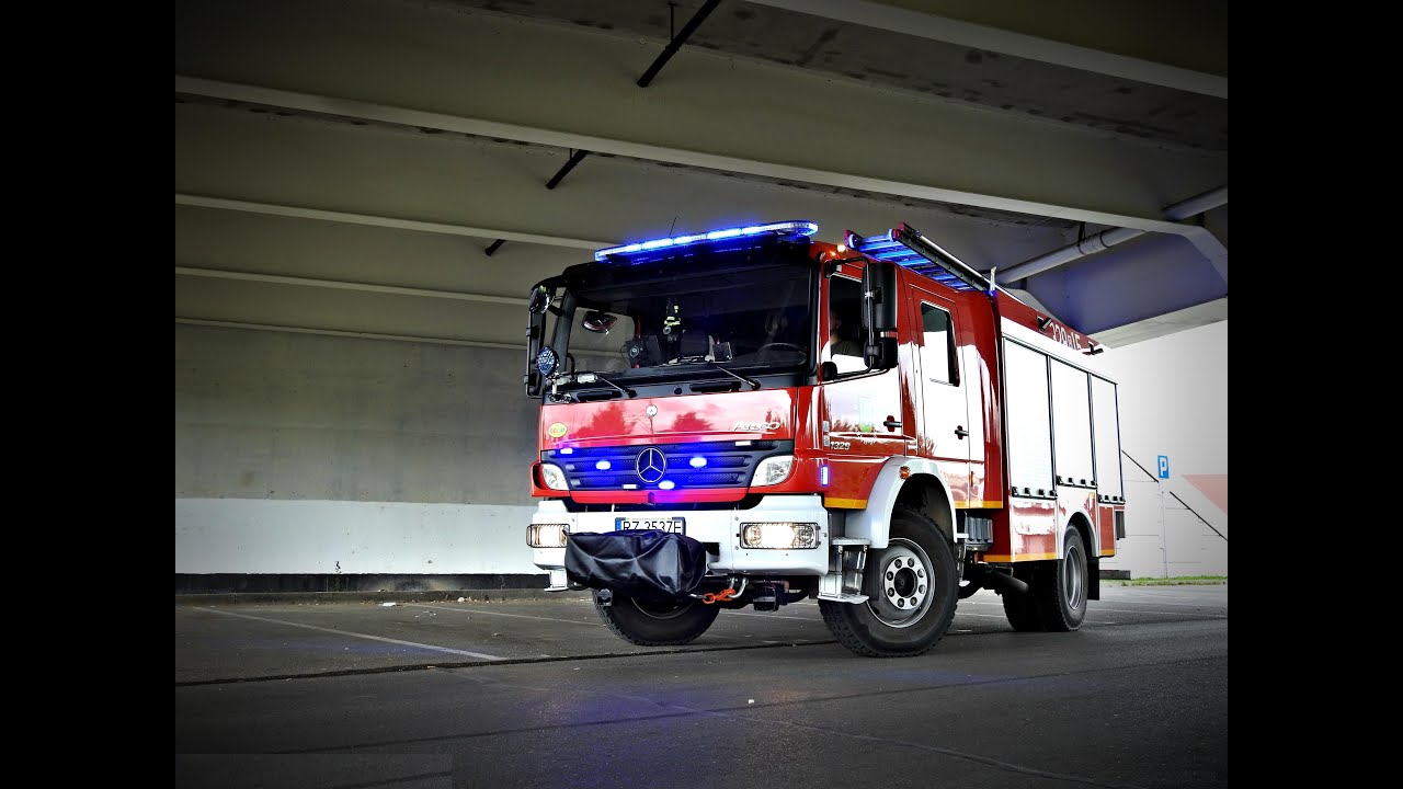 [WHELEN] Pokaz odświeżonego 328[R]15 Mercedes Atego GBA z OSP Rzeszów - Słocina