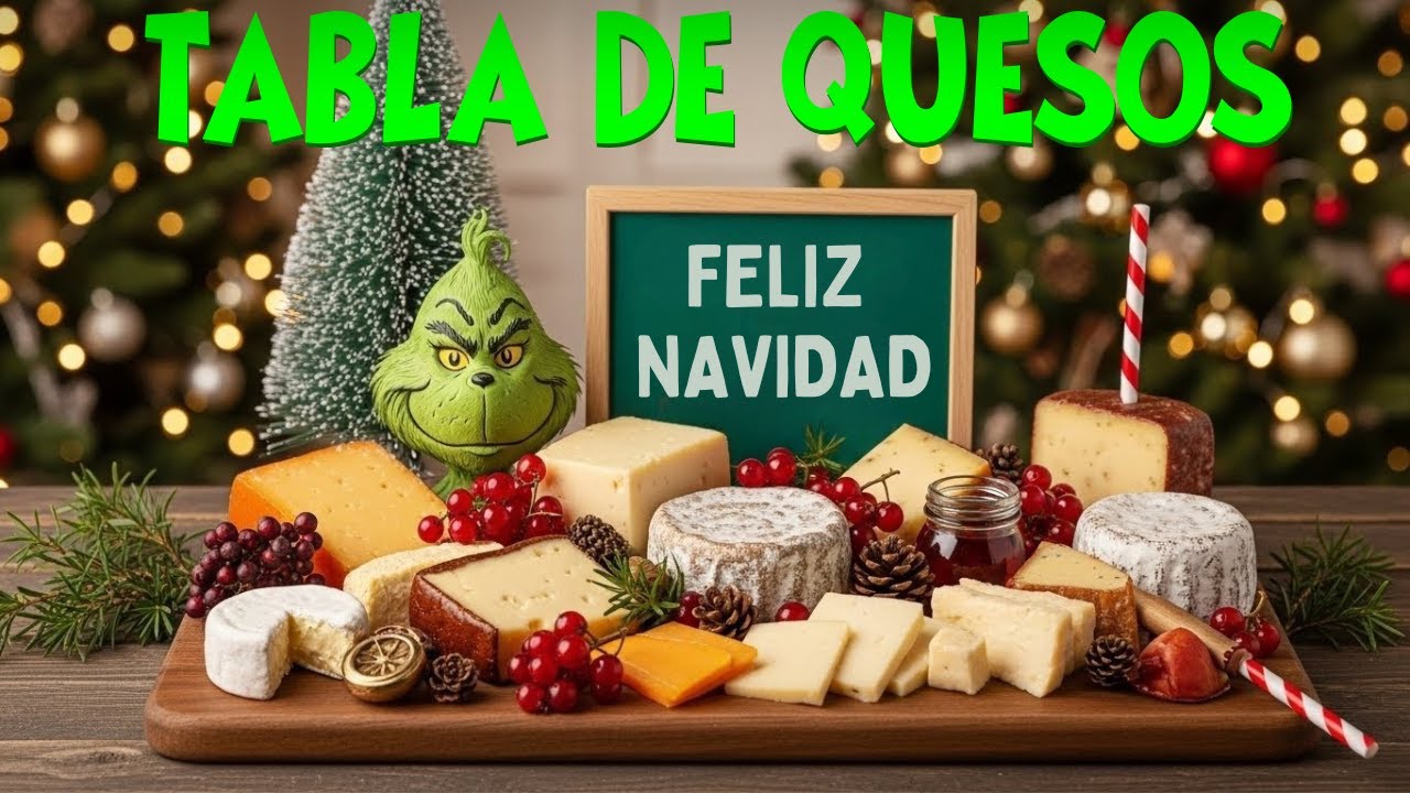 LA TABLA de QUESOS NAVIDEÑA del GRINCH que Todos Quieren Copiar Esta Nochebuena