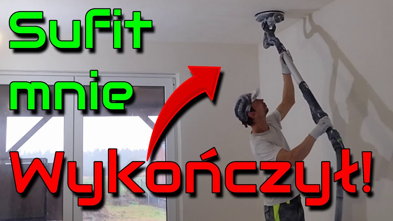Szlifuję sufit żyrafą przez godzinę… Nie spodziewałem się, że będzie TAK ciężko!
