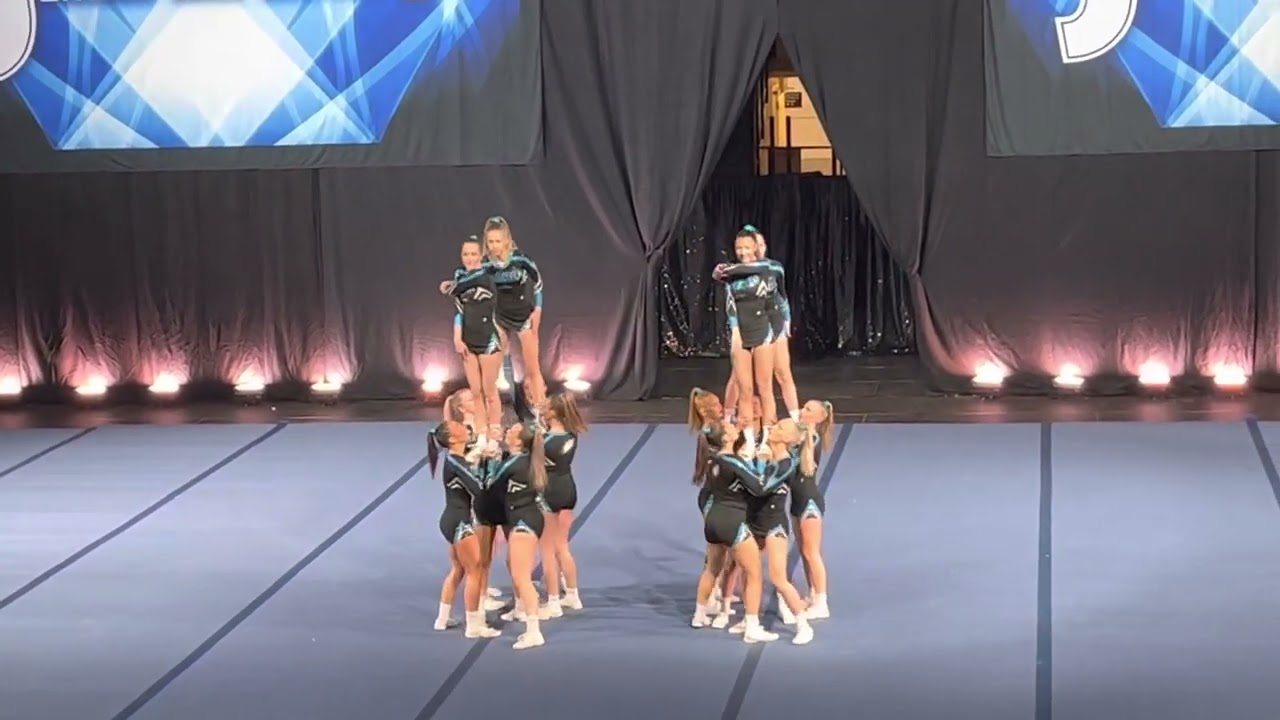 Jamfest 2023 - Senior Teal - Twisters Cheer Elite (senior lvl 3)