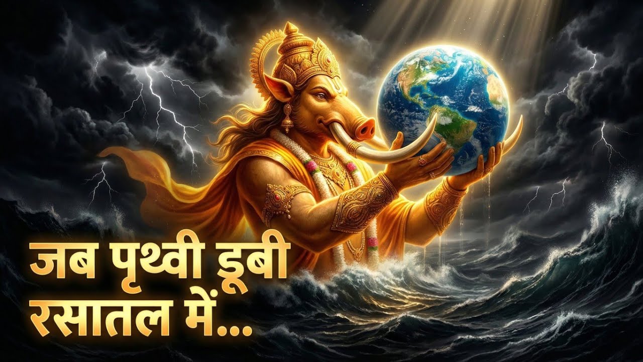 जब पृथ्वी डूबी रसातल में... तब प्रकट हुए वाराह अवतार | Varaha Avatar Song | Vishnu Dashavatara