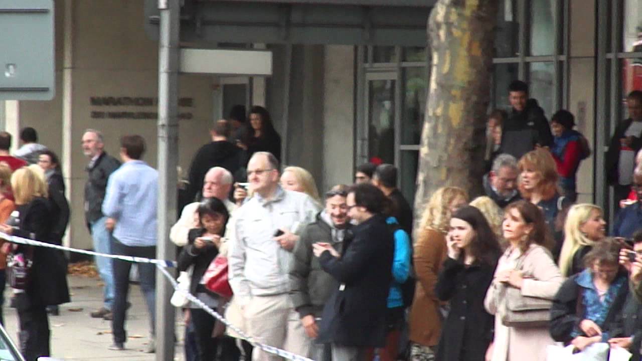 Sir Paul McCartney and Nancy Shevell  arriving at  Marylebone register office, London UK   to  get married    9th October 2011