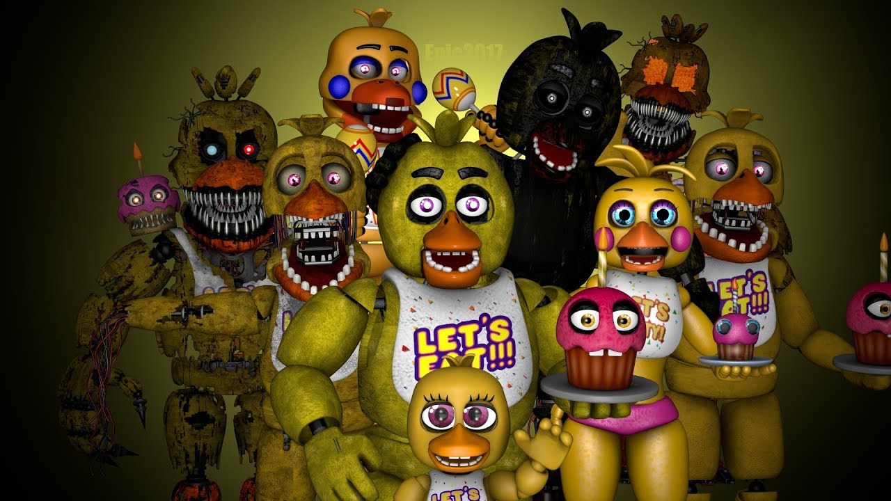 SFM FNaF | Chica The Chicken Gens Timelapse